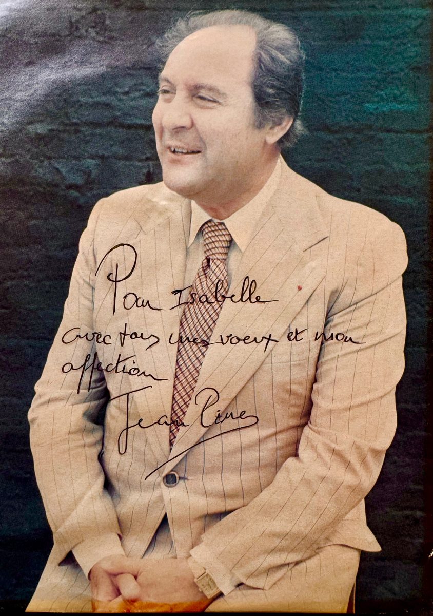 Inscribed photograph of Jean-Pierre Rampal
