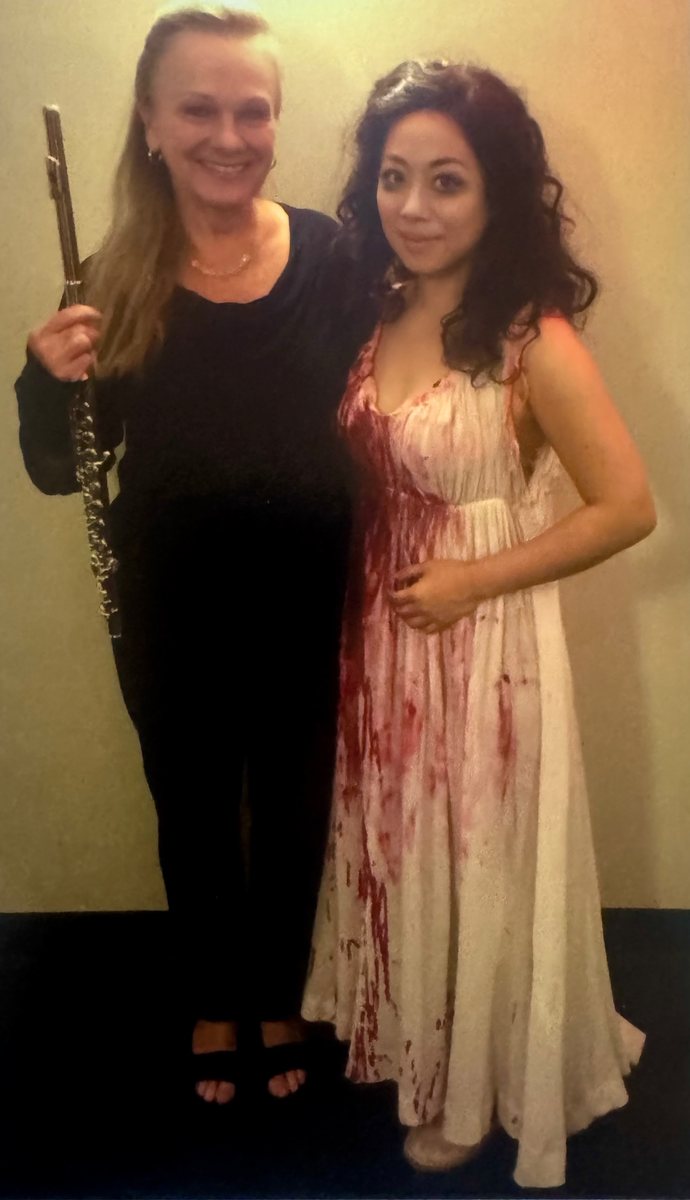 With the soprano from Donizetti’s Lucia di Lammermoor