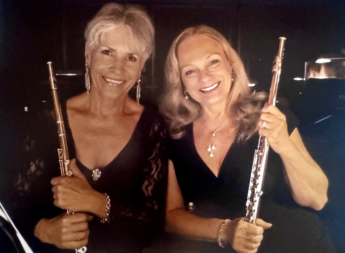 With Mary Hargrove, flute and piccolo