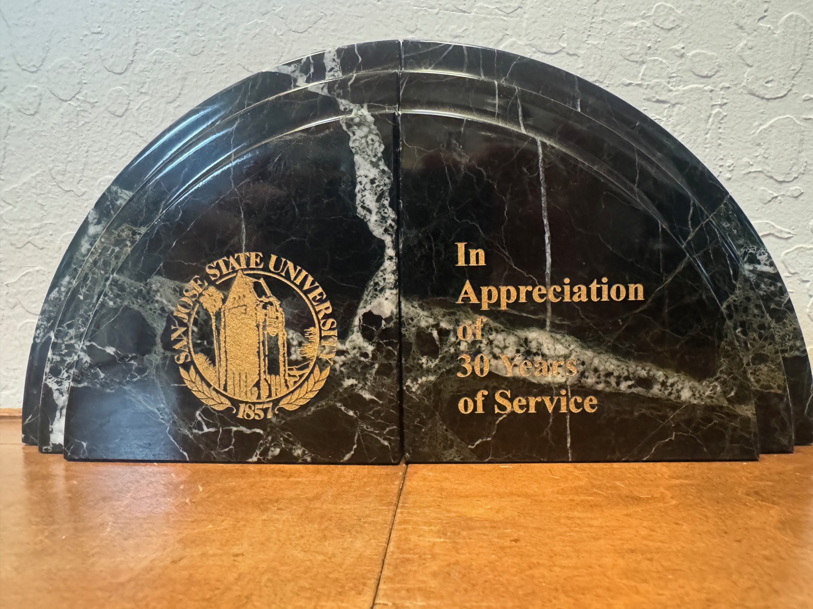 San José State University award recognizing thirty years of service