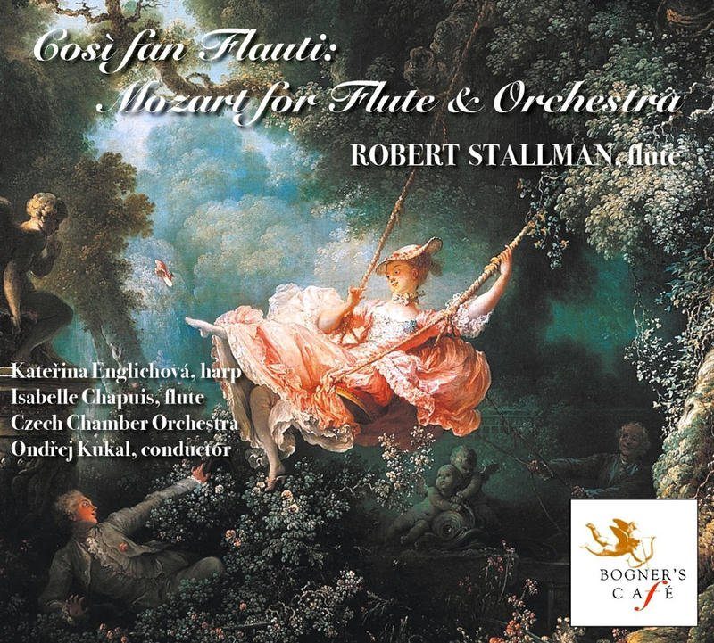 Album cover for Così fan Flauti: Mozart for Flute and Orchestra